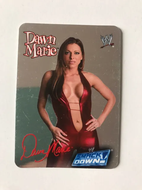 Card wrestling - WWE WWF - Dawn Marie - signed
