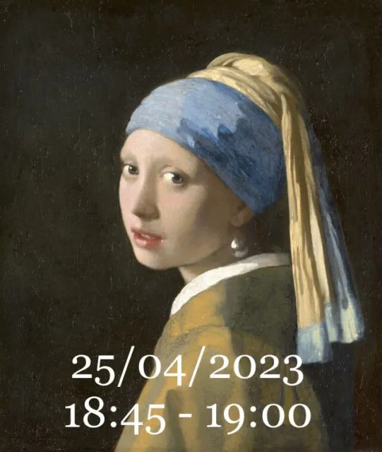 2 Biglietti Elettronici 25.04.23 18:45 mostra Vermeer Rijksmuseum Amsterdam