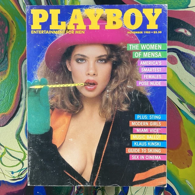 PLAYBOY MAGAZINE NOVEMBER 1985 Playmate Pamela Saunders £2.34