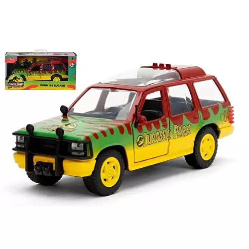 FORD EXPLORER "JURASSIC PARK" 1993 30TH ANNIVERSARY 1:32 Jada Toys Movie