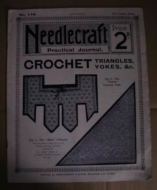 NEEDLECRAFT , A PRACTICAL JOURNAL  No. 114  -  Needlework Magazine