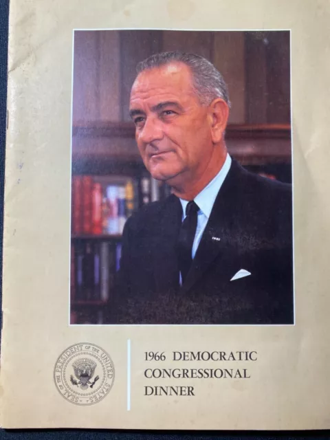 1966 Democratic Congressional Dinner Program