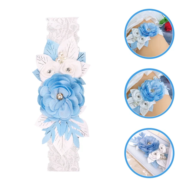 Calze da donna fiori fascia da donna collant in pizzo cintura calze
