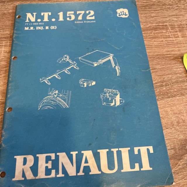 MANUEL REPARATION ATELIER RENAULT EVOLUTION DES CALCU ELECTRIQUES