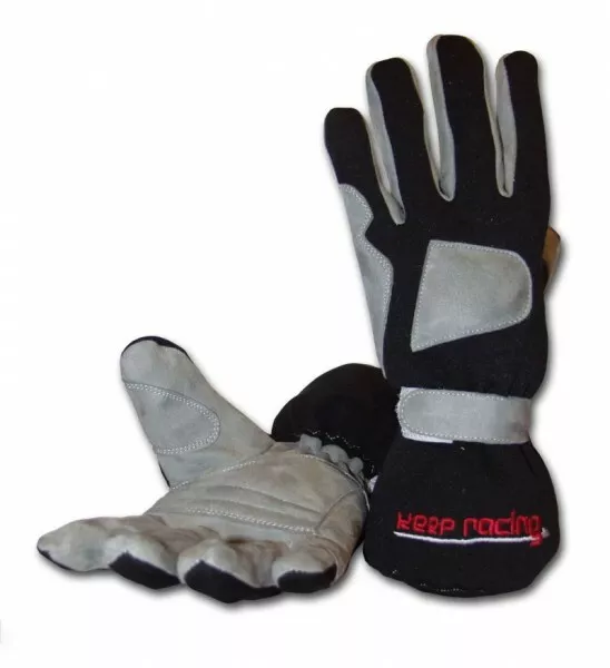 Handschuhe GRIP, für Kart- & Motorsport, keep-racing® , schwarz, Größe 1 - 12