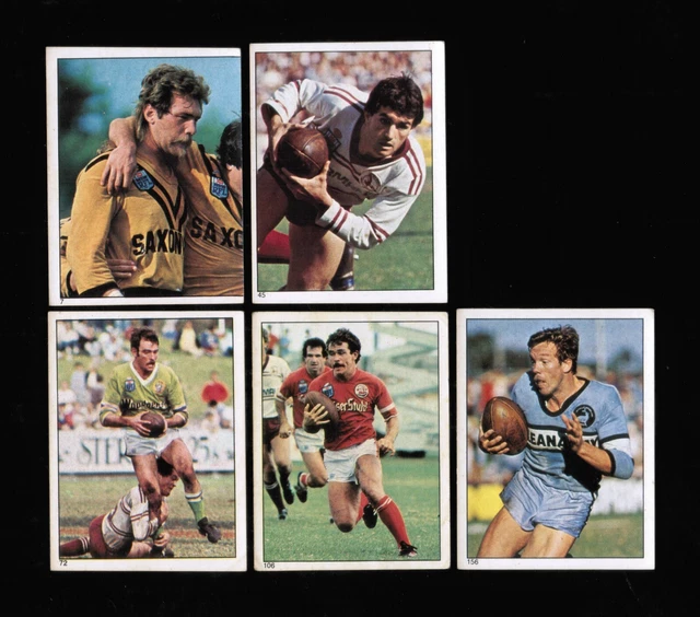 1984 RUGBY League Sticker #146 Phil Ritchie, North Sydney