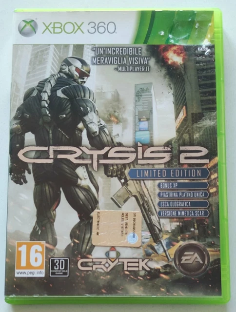 CRYSIS 2 LIMITED EDITION Gioco XBOX 360 Italiano Buono SPEDIZIONE GRATUITA