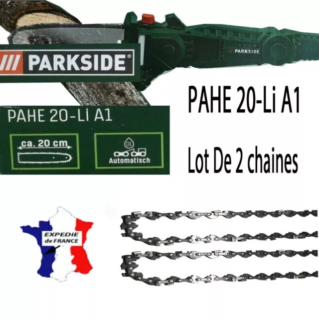 2 Chaines  Parkside 20V PAHE20-Li A1 20V ELAGEUSE 1133