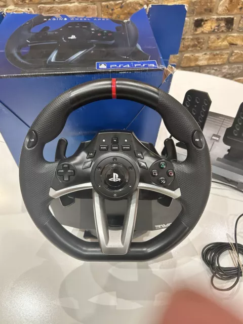 HORI WIRELESS RACING Wheel Apex - Steering Wheel with pedals - PS4 - PS3 -  PC £51.00 - PicClick UK