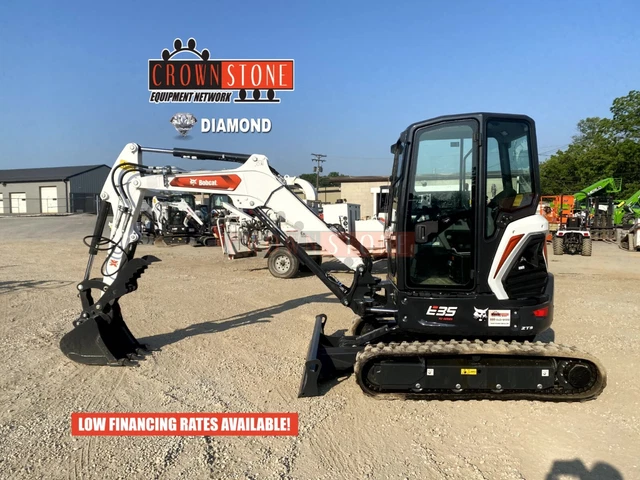 2022 Bobcat E35I Mini Excavator, 12 Hours!! Cab, Heat/Ac, Thumb,Factory Warranty