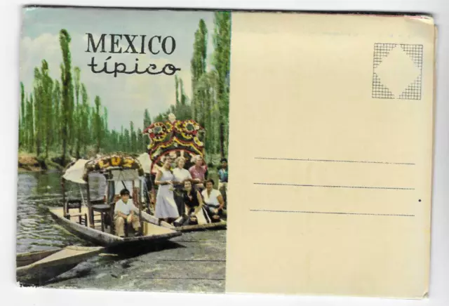 Postcard Folder-Tipico, Mexico