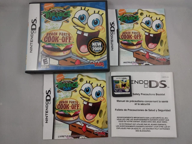 Cook Off Ds SPONGEBOB VS. THE Big One: Beach Party Cook-Off (Nintendo DS, 2009 ...