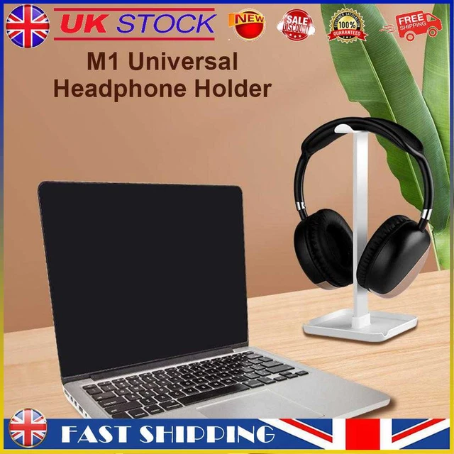 M1 Headphone Holder Hanger Earphone Desktop Display Stand Bracket (White) #gib