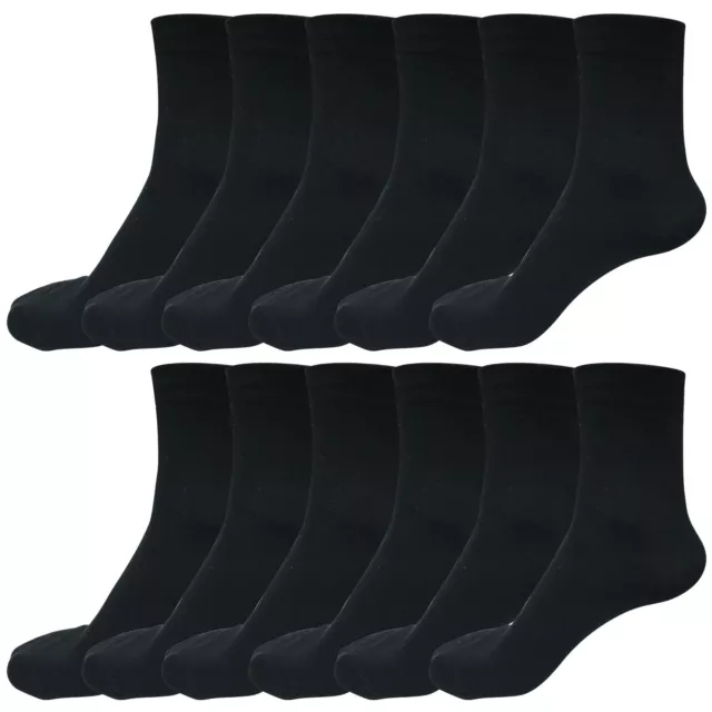 Lot 1-12 Mens Teens Casual Cotton Ankle Quarter Mid Crew Thin Socks Size 4-8.5