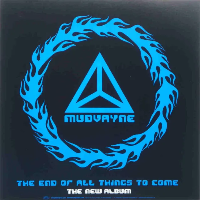 MUDVAYNE "End Of All Things To Come" New Original 2002 US 12" X 12" Poster Flat