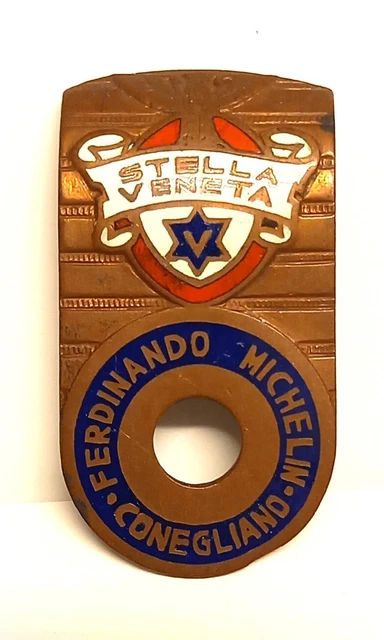 Fregio Stemma Smaltato Per Bicicletta Epoca - Head Badge Bianco - Occasione