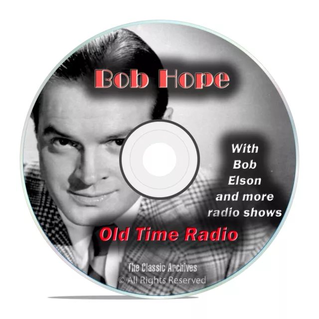 Bob Hope, Comedy, Music and Variety Shows, 849 Old Time Radio Shows, OTR DVD G43