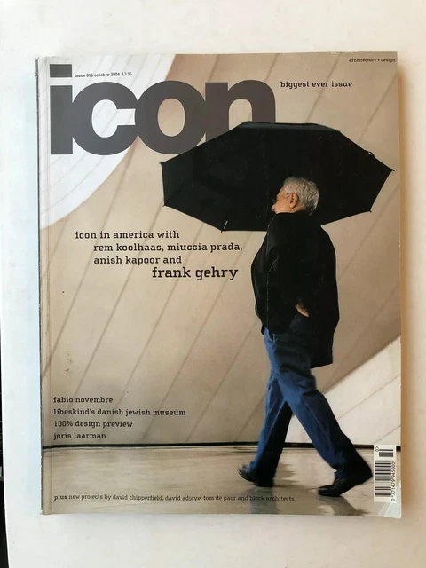 Icon Magazine  - Architecture Design Rem Koolhaas Miuccia Prada Kapoor Oct 2004