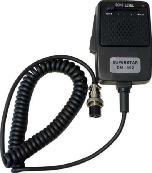 WORKMAN DM452 SUPERSTAR CB Radio 4Pin Echo Power Mic Microphone Cobra