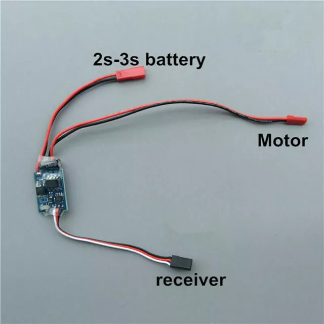 Bidirektional Gebürstet ESC 5A Elektronischer Drehzahlregler für RC Boot 2-3S