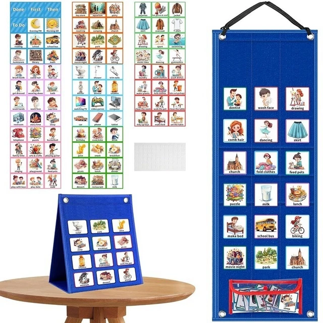 VISUAL TIMETABLE FOR Kids Visual Schedule Routine Planner for Children ...