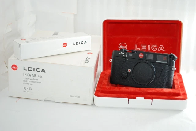 "NEAR MINT BOX"Leica M6 0.85 NonTTL  Rangefinder 35mm Film Camera in Black #5130