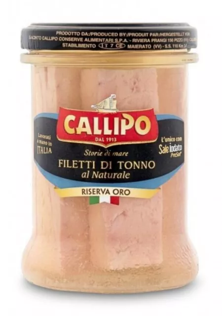 Callipo Filetti Tonno Naturale 200 Gr