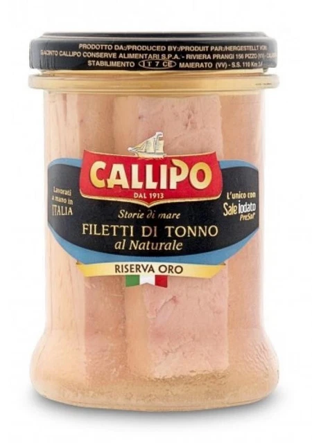Callipo Filetti Tonno Naturale 200 Gr