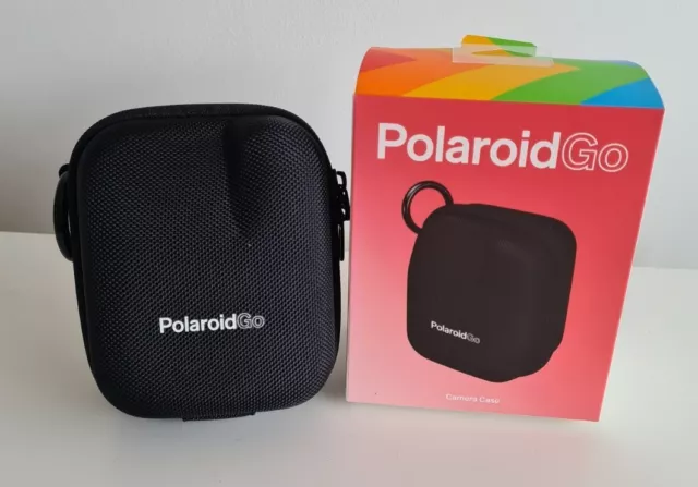 Genuine Polaroid Go Instant Camera Hard Case - Black - Clip - Boxed