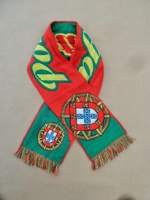 Écharpe de football Portugal vintage FPF équipement de fan de