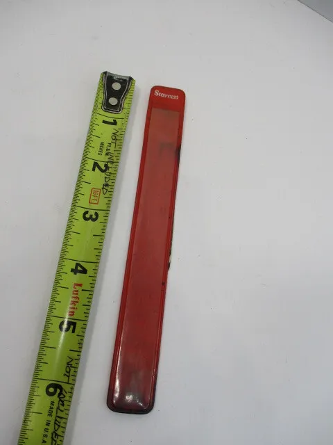 STARRETT # C334-150 Red Plastic Case for a 6" Scale, Ruler, 150 mm, 334, VGC