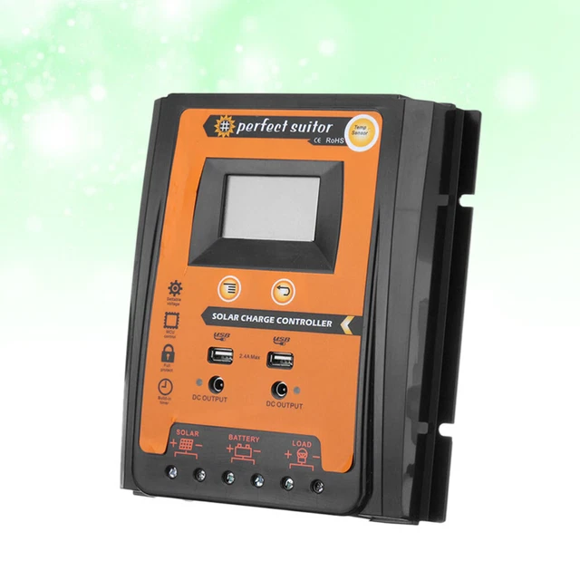 Contrôleur De Charge Solaire DC 6-60V - Module De Protection Et Gestion De Courant, Pour Installation Intérieur/extérieur