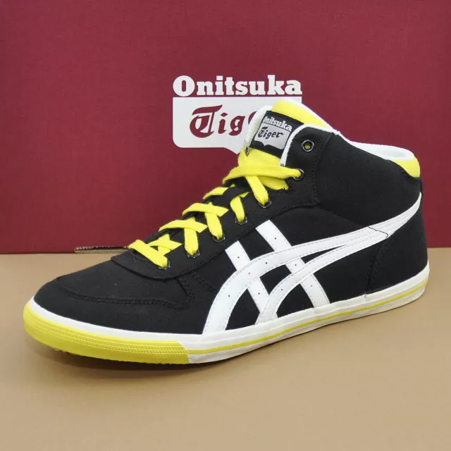 ASICS Onitsuka Tiger AARON MT GS Sneaker Schuhe Schwarz/Weiß/Gelb C4B0N 9000