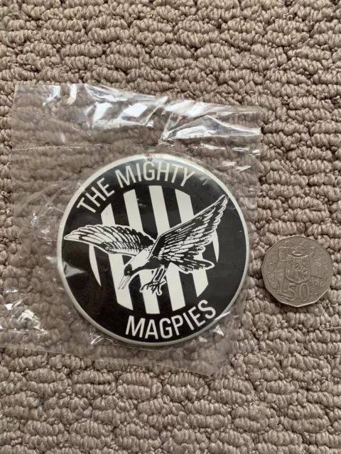 Vfl Afl Vintage Collingwood Magpies Large Badge