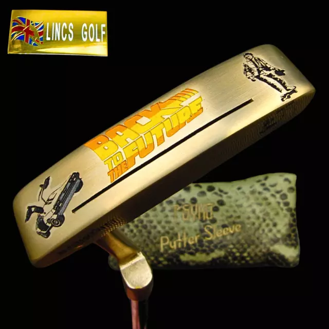 Custom Milled Back To The Future Themed Ping Anser Putter 86cm Steel Shaft Custom Milled Back To The Future Themed Ping Anser Putter 86cm Steel Shaft