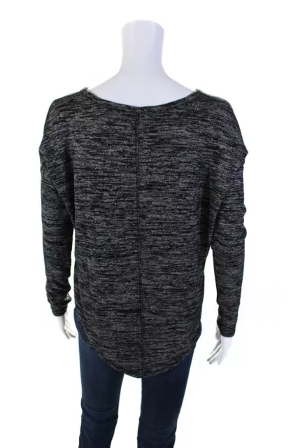 Rag & Bone Jean Womens Striped Pullover Sweater Black Size Extra Small 3