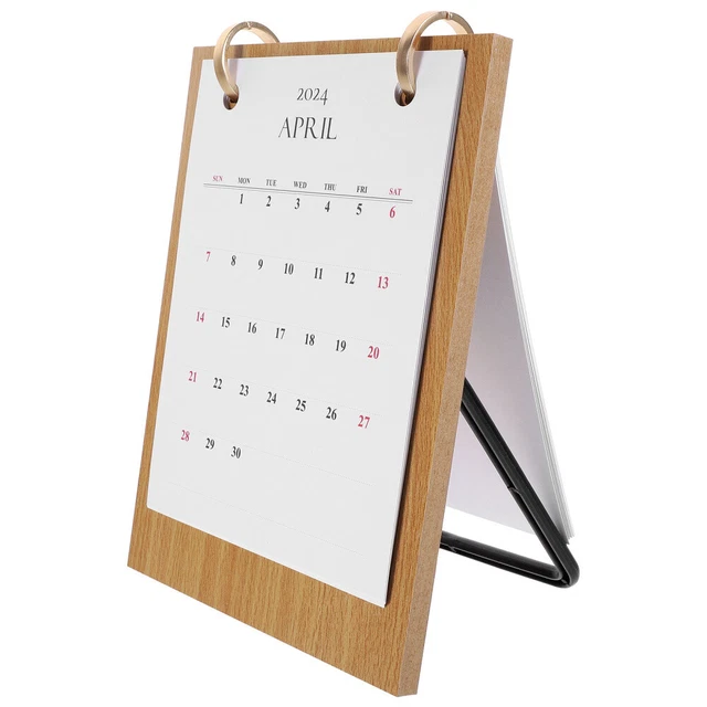 2024 TABLE STANDING Calendar 2024 Calendar Planner Desk Vertical Office