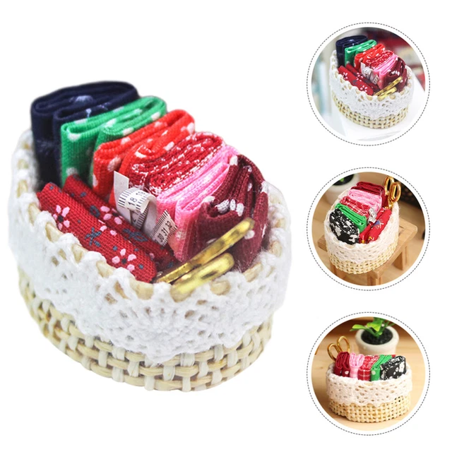 Sewing Room Dollhouse Kit Landscaping Miniature Toy Antique