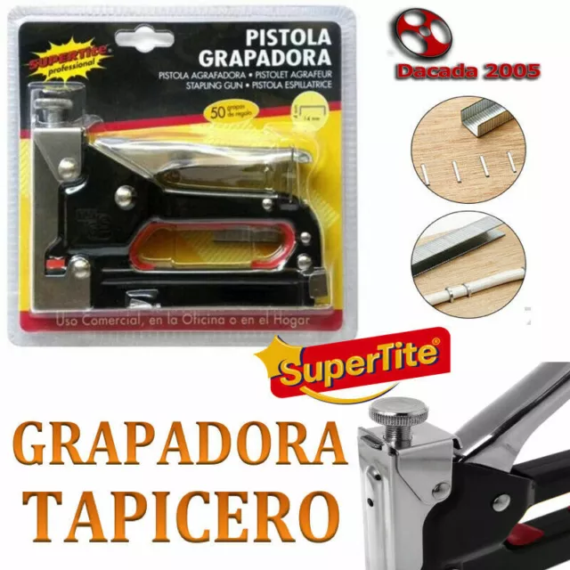 GRAPADORA MANUAL Tapicero grapas de 14mm Envio 24H 12