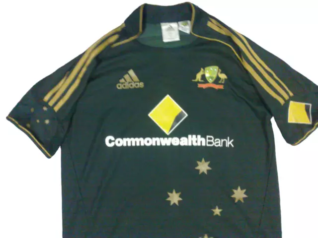 Australia one day international sponsored cricket jersey  L