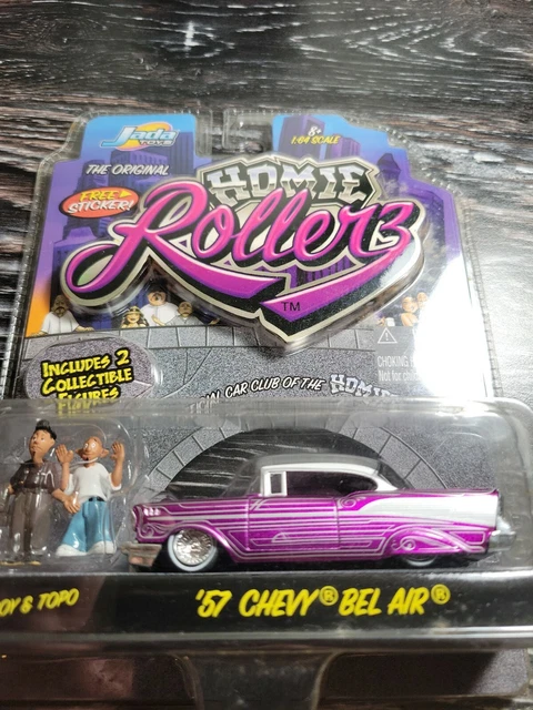 JADA TOYS HOMIE ROLLERZ '57 Chevy Bel-Air 1:64 scale EXTREMELY