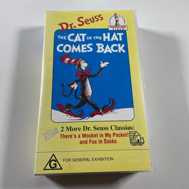 DR SEUSS THE Cat in the hat comes back VHS (small Box) EUR 8,23
