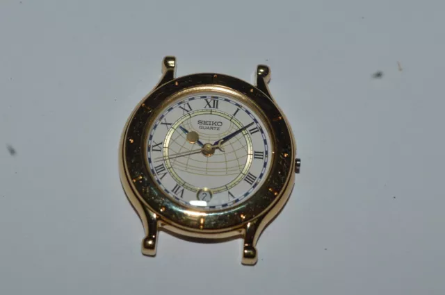 SEIKO 3Y02-0B09 Quartz Watch SYG060 Dummy 26mm Circa 1989 Sold For Parts Only