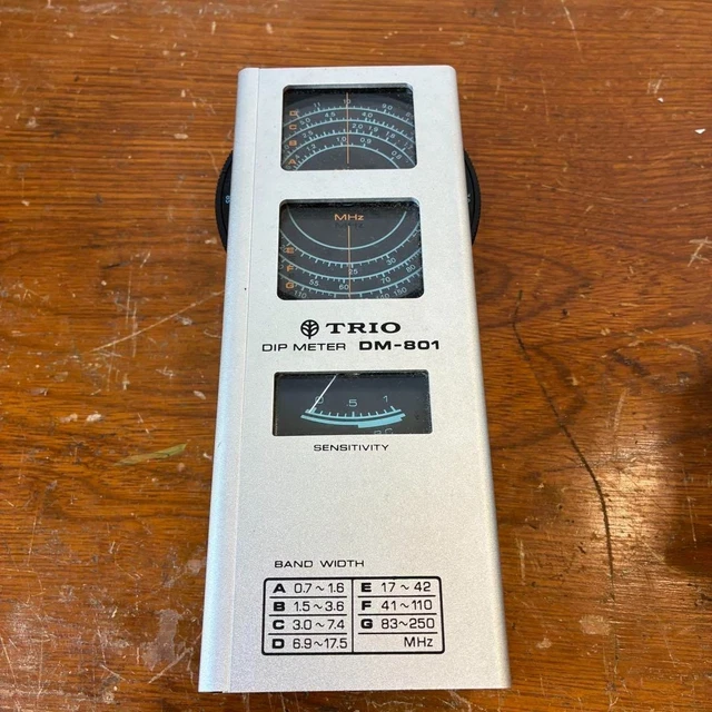 元箱付き！TRIO  DIP  METER  DM-801  ディップメーター TRIO DM-801