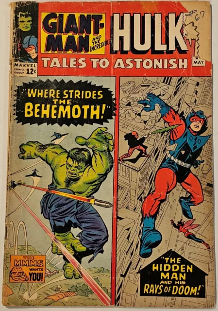 Tales To Astonish #67 May 1965 Giant-Man & The Hulk - Complete Lower Grade