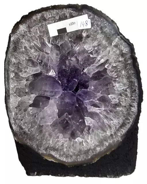 Achatgeode Amethyst  Druse Kristall Edelstein Achat Geode Bergkristall Quarz