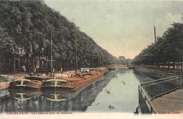 CHARLEROI - Le Canal au Quai de Brabant