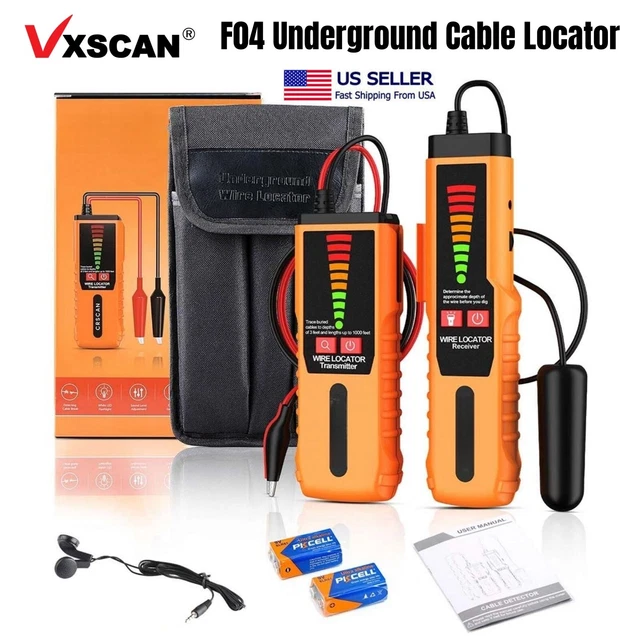 UNDERGROUND CABLE WIRE Locator Tracker Locating Buried & Hidden Wires