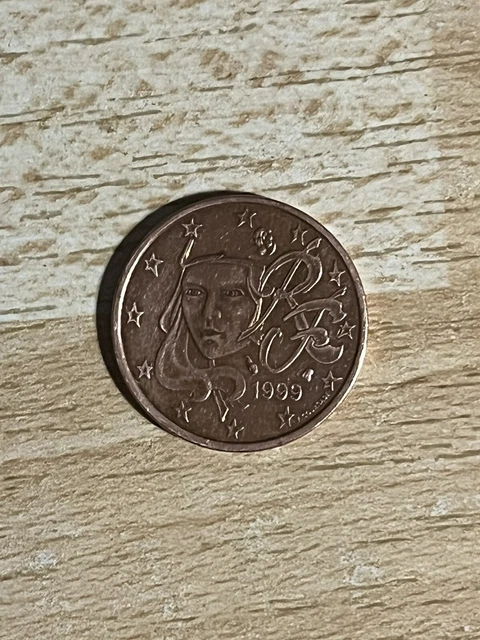 Lot De 5 Pièces De 5 Centimes 1999 France - Sup BU - Erreurs D'Alignement