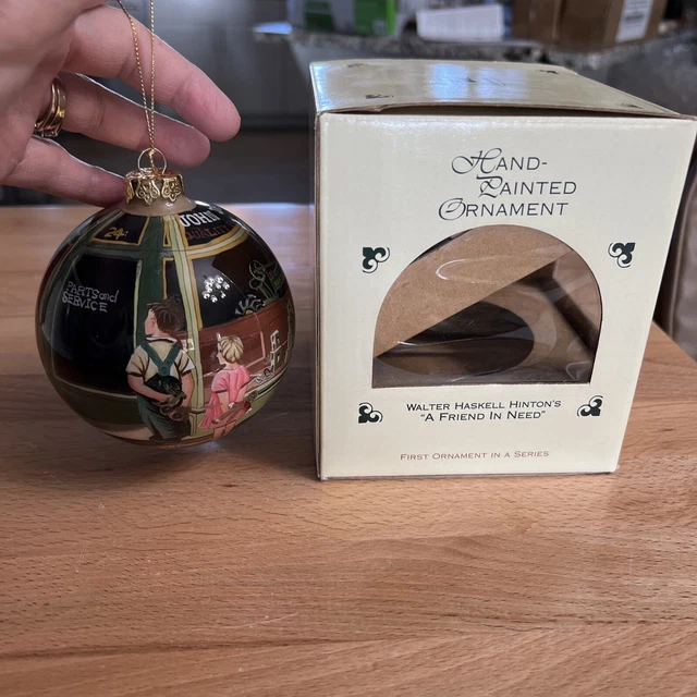 John Deere Christmas Ornament 1st in Series "A Friend in Need"